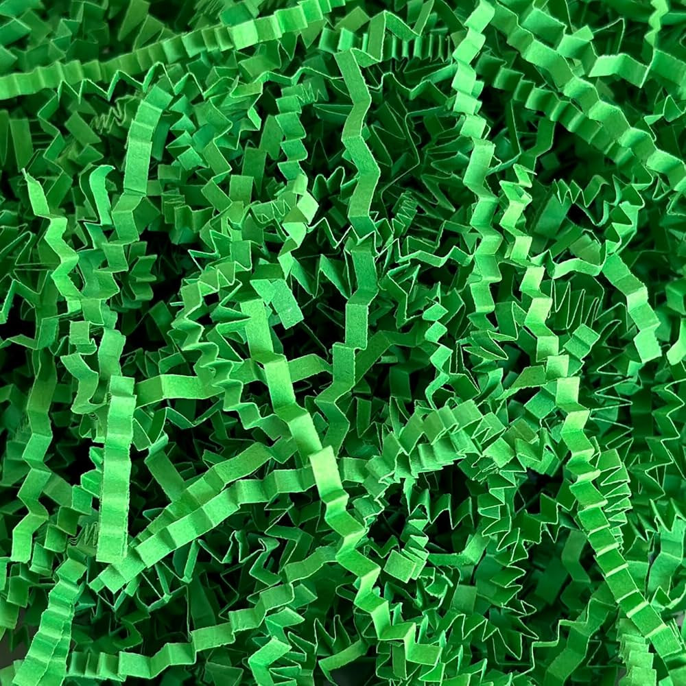 1LB Crinkle Cut Paper Shred Filler for Gift Box Bag and Basket On Holidays(Forest Green) | Amazon (US)