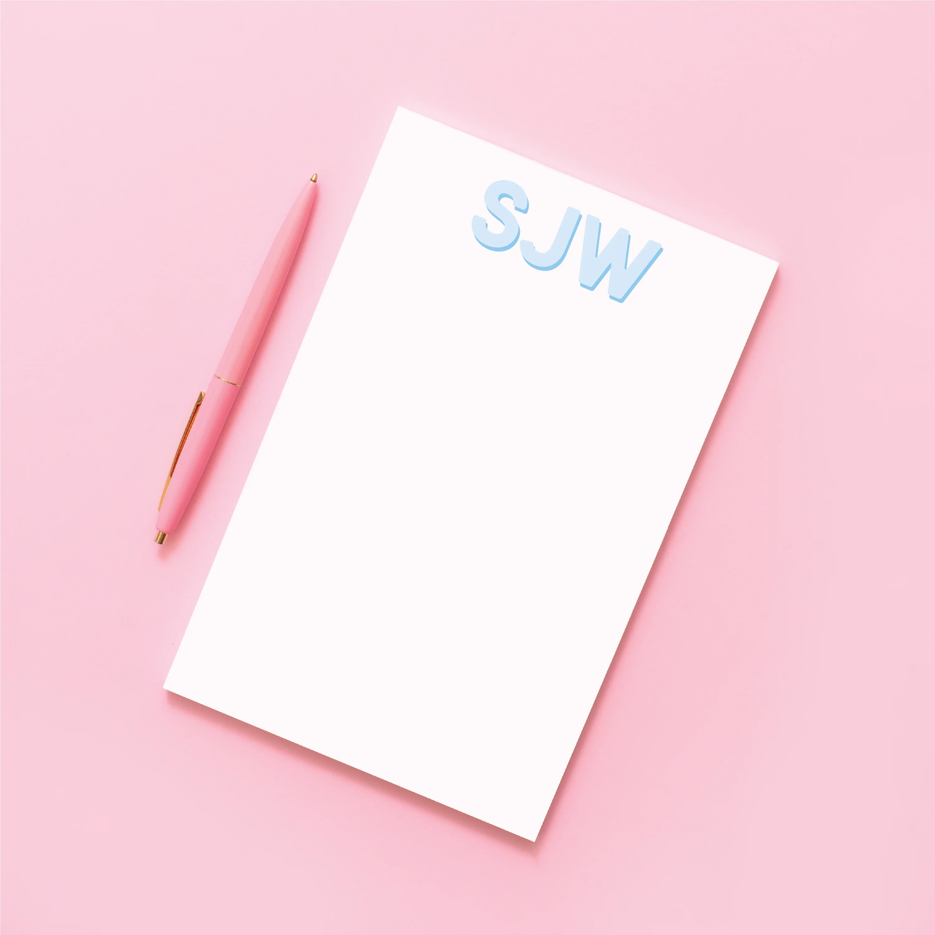 JCS x RR Modern Classics Monogram Notepad | Joy Creative Shop