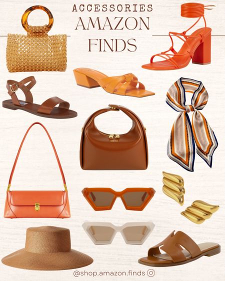 Orange and brown spring and summer accessories from Amazon!

#LTKstyletip #LTKitbag #LTKshoecrush