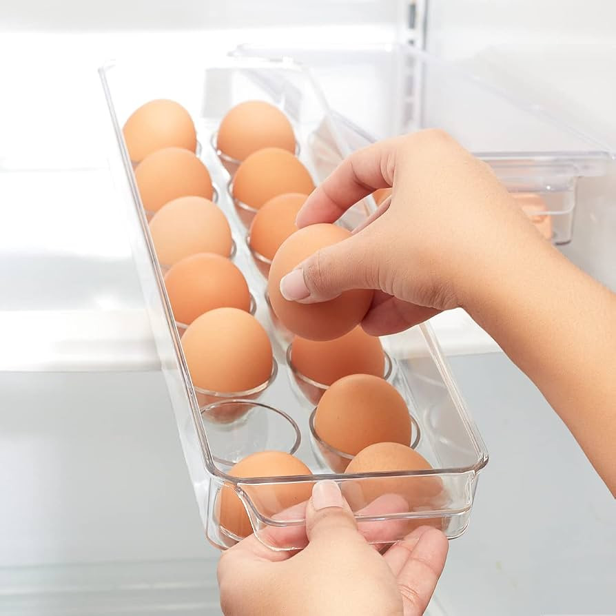Totally Kitchen Egg Holder for Refrigerator, Fridge Organizers and Storage Clear, BPA-Free Plasti... | Amazon (US)