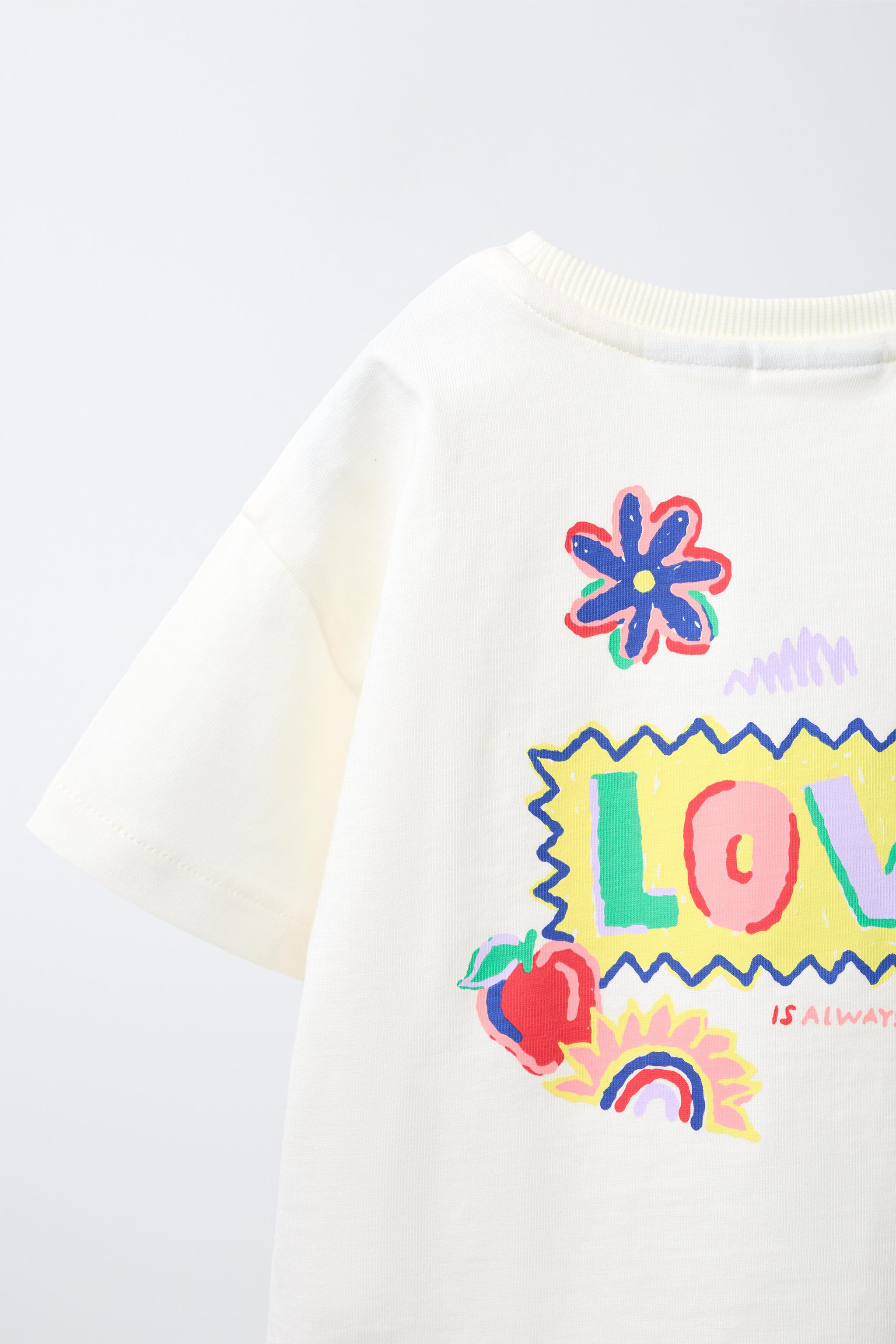 TEXT PRINT T-SHIRT | Zara US
