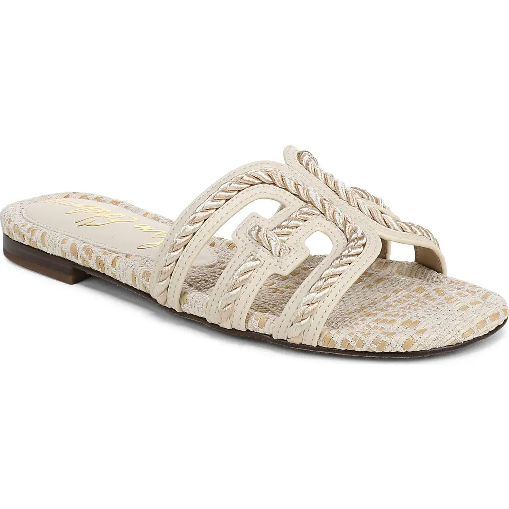 Sam Edelman Bay Twist Slide Sandal in Modern Ivory at Nordstrom, Size 5.5 | Nordstrom