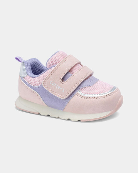 Baby Girl Every Step® First Walker Casual Shoes - Pink/Purple | Carter's Inc