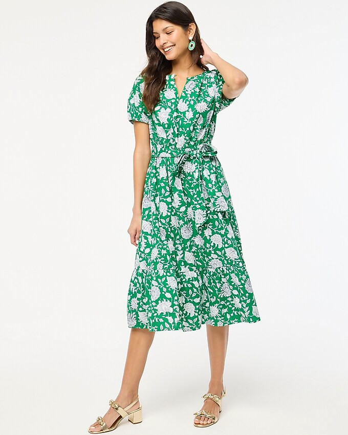 Keyhole midi dress | J.Crew Factory