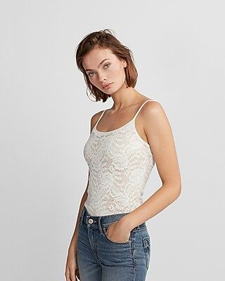 Express Womens Petite Best Loved Lace Bra Cami | Express