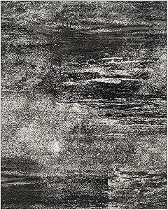 SAFAVIEH Adirondack Collection 8' x 10' Silver / Black ADR112A Modern Abstract Non-Shedding Livin... | Amazon (US)