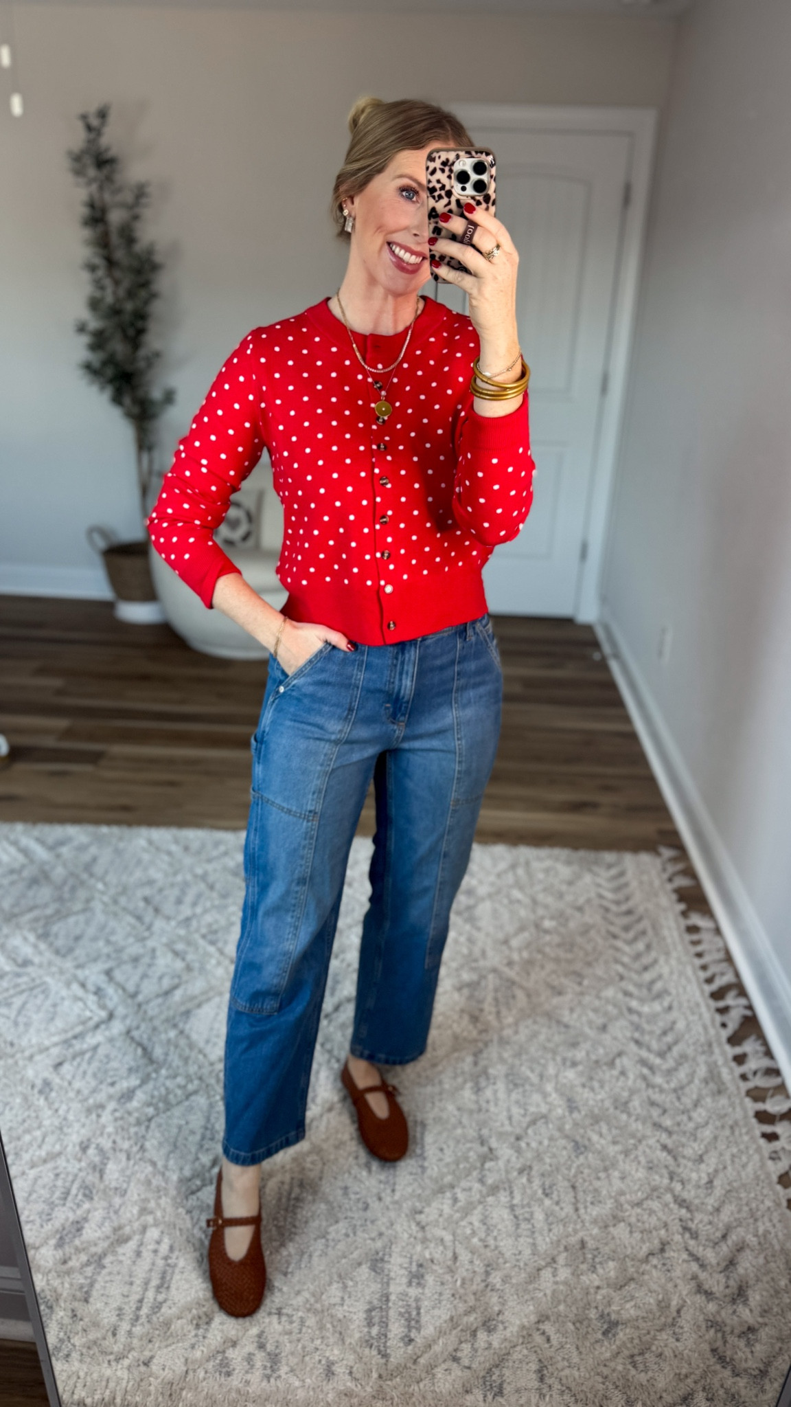 Daily try on, Amazon fashion, Amazon try on, red polka dot cardigan, Walmart jeans 

#LTKFindsUnder50 #LTKSaleAlert #LTKootd
