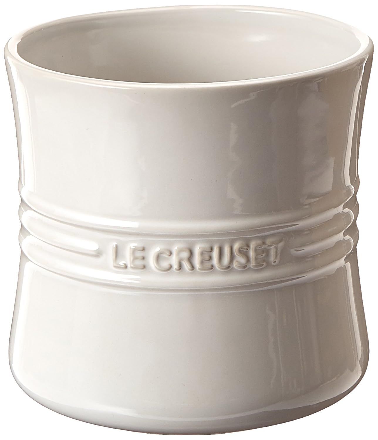 Le Creuset PG1003-16 Stoneware Utensil Crock, 2 3/4-Quart, White | Amazon (US)