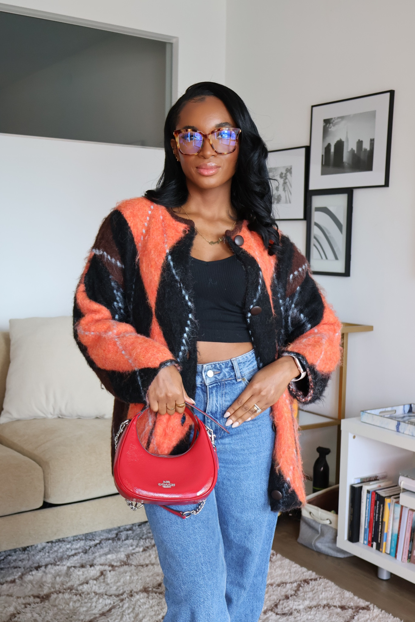 Exact glasses just a different color. love my blue light glasses 👓 

#LTKFindsUnder100 #LTKStyleTip