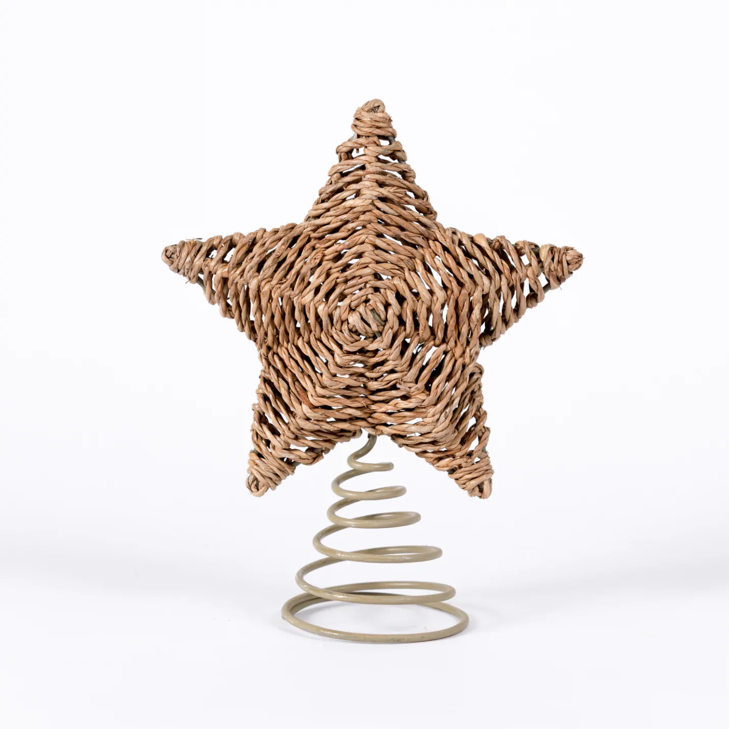 Basket Weave Tree Topper | Stoffer Home