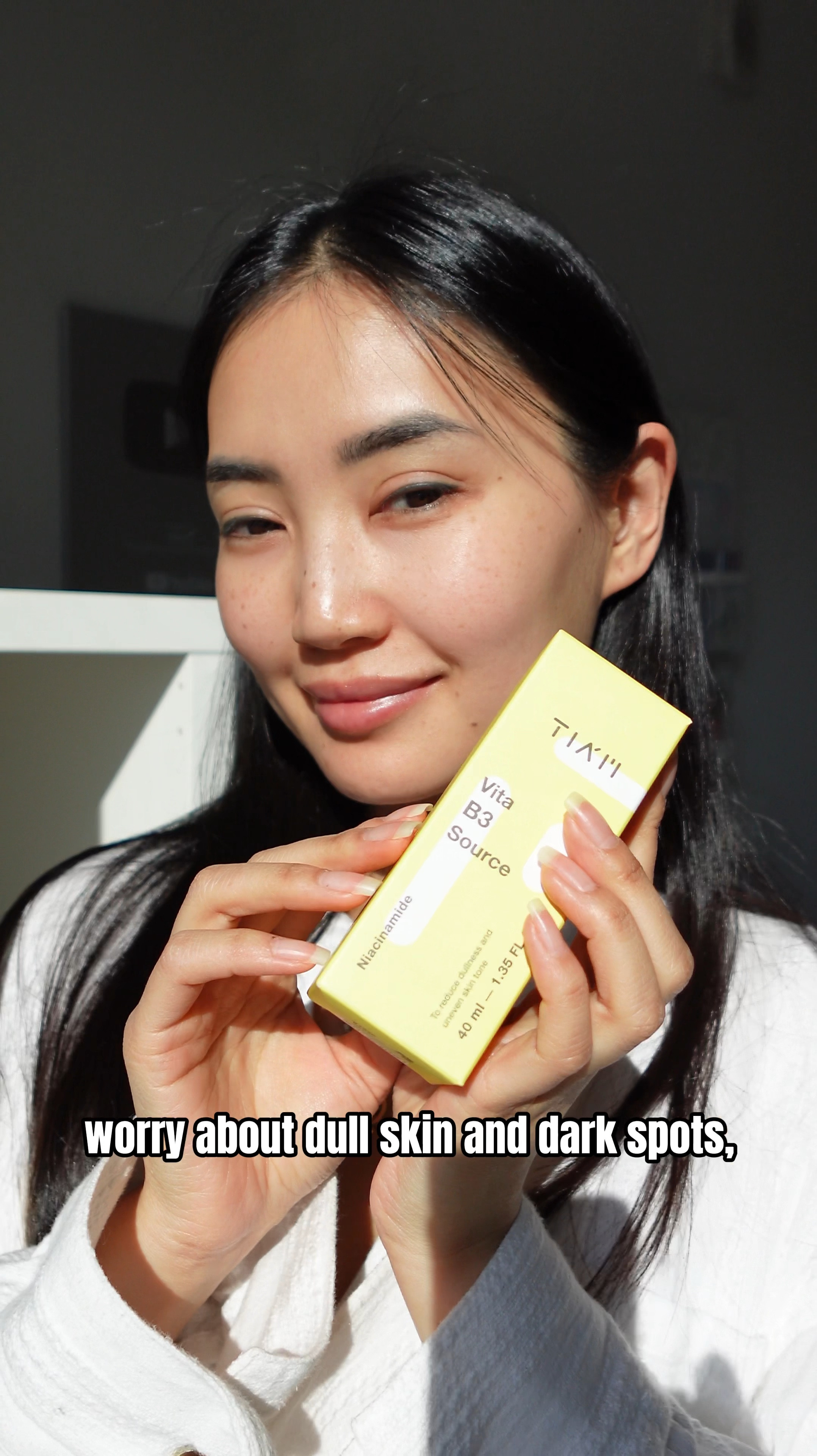 💛 Recommend to: Those who are concerned about dull skin, uneven skin tone, and dark spots/Who are looking for strengthening of the skin barrier and slow-aging care. 

💛 Main Benefits from the product: Formulated with a high concentration of Vitamin B3, also known as Niacinamide, to visibly brighten dark spots, calm inflammation, and encourage a clear, glowing complexion through its effortlessly lightweight formula. 

#skincare

#LTKBeauty #LTKVideo