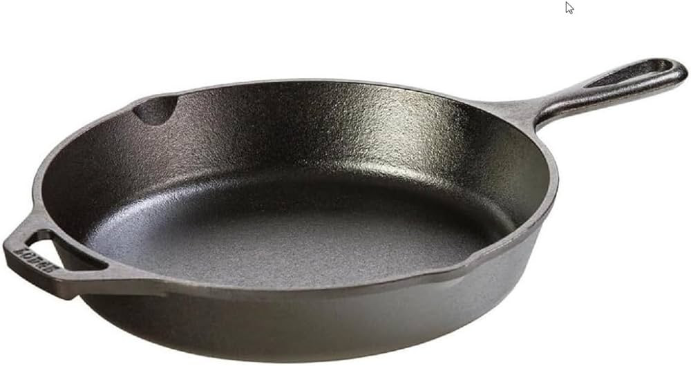 Lodge 10.25 Inch Cast Iron Skillet – Pre-Seasoned Frying Pan with Teardrop Handle – Oven, Sto... | Amazon (US)