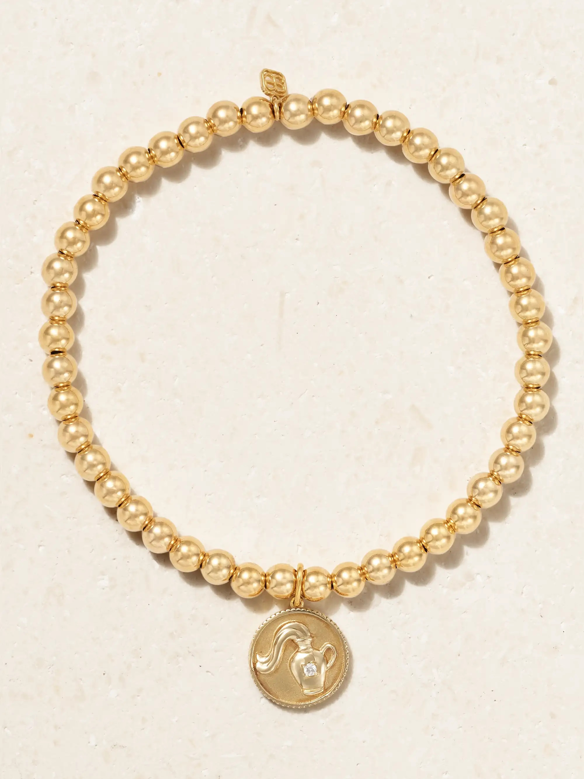 Aquarius 14-karat gold diamond bracelet | NET-A-PORTER (UK & EU)
