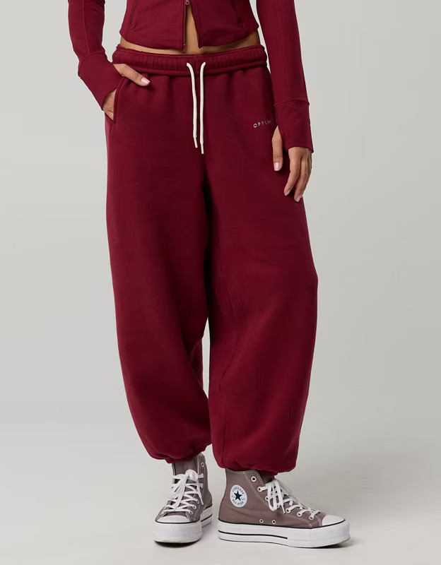 OFFLINE By Aerie Cloud Fleece Baggy Jogger | Aerie
