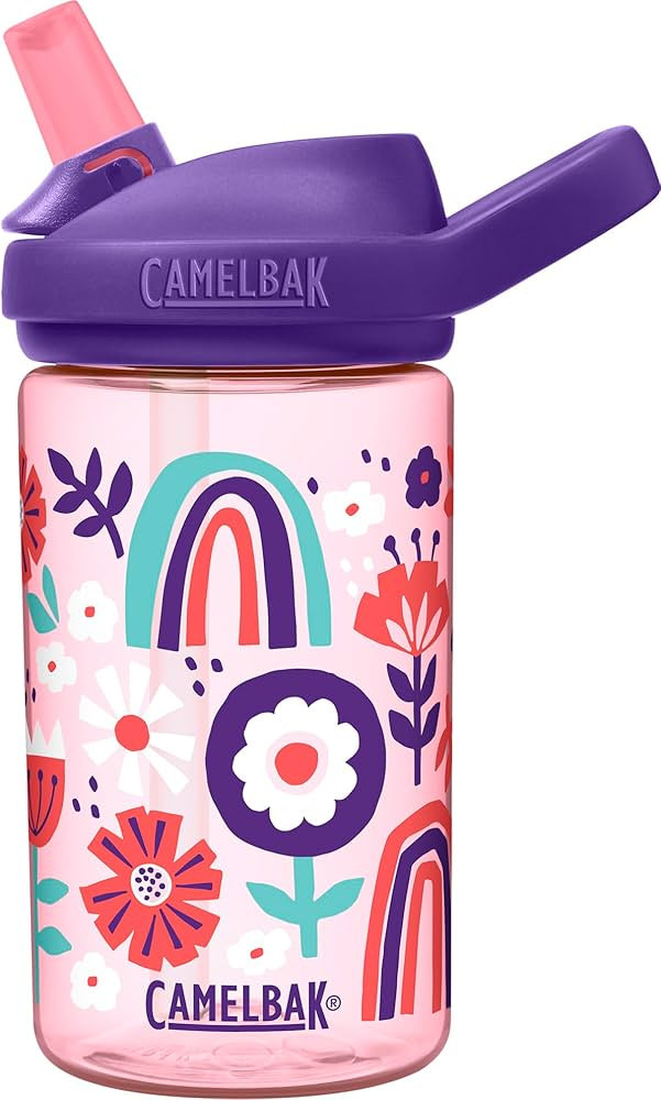 CamelBak Eddy+ 14oz Kids Water Bottle with Tritan Renew – Straw Top, Leak-Proof When Closed, Fl... | Amazon (US)