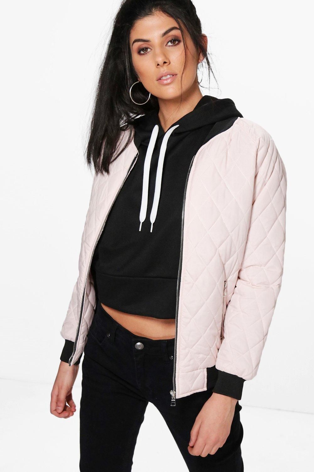 Alexis Quilted Bomber Jacket | Boohoo.com (UK & IE)