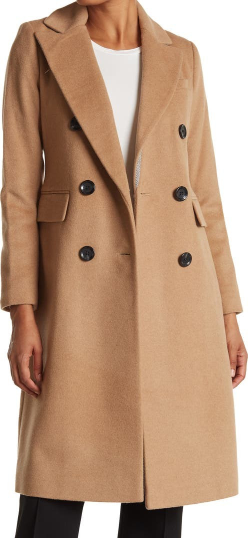 Double Breasted Reefer Coat w/ Combo Undercollar | Nordstromrack | Nordstrom Rack