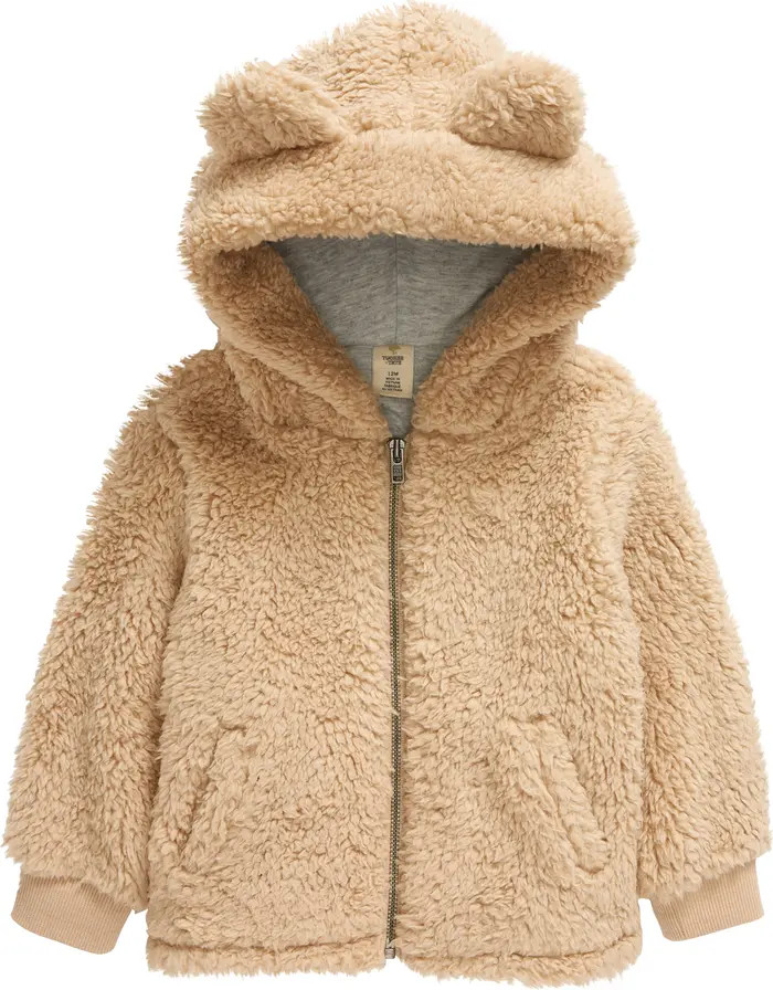 Cozy Hooded High Pile Fleece Jacket | Nordstrom