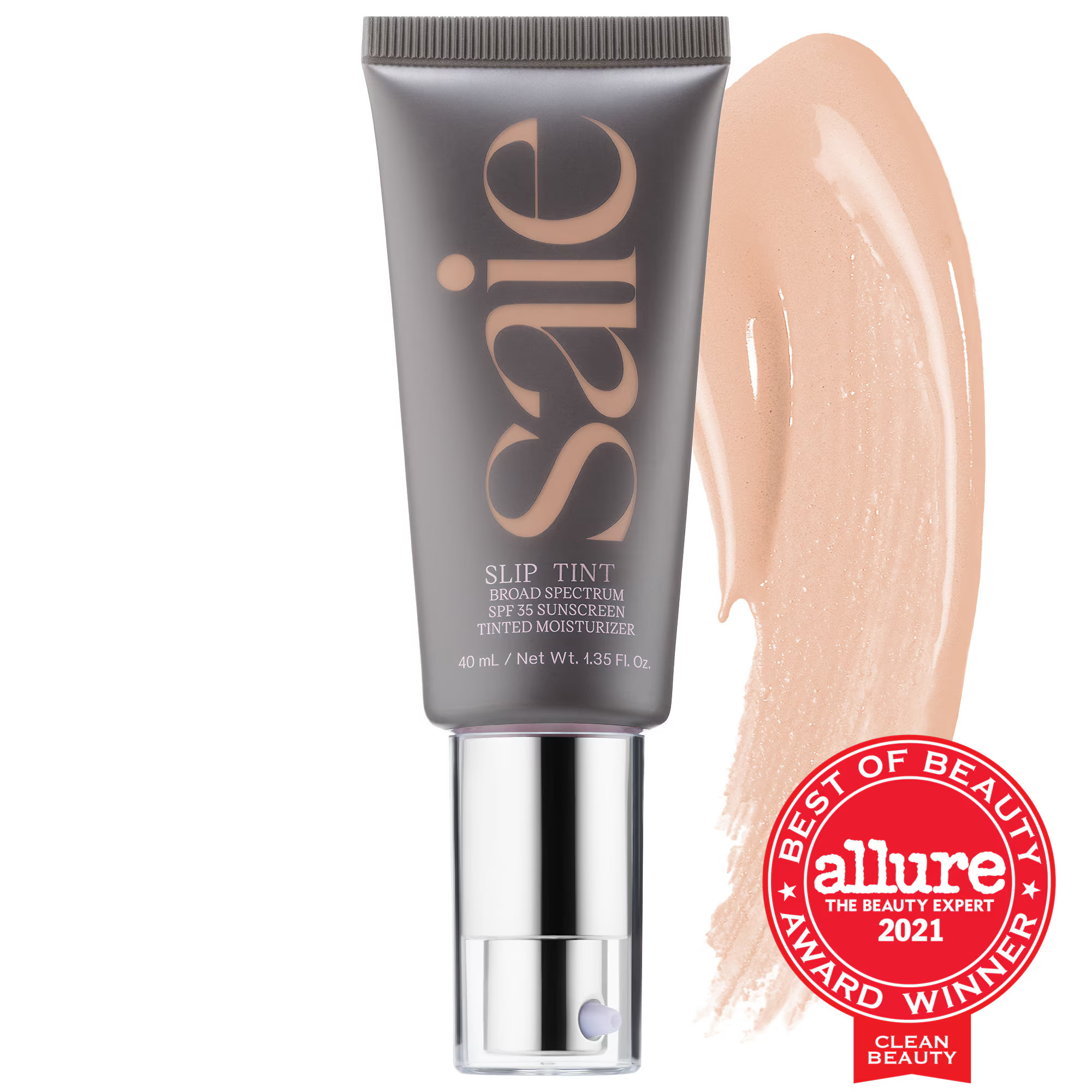 Saie Slip Tint Dewy Tinted Moisturizer SPF 35 Sunscreen Two 1.3 oz/ 40 mL | Sephora (US)