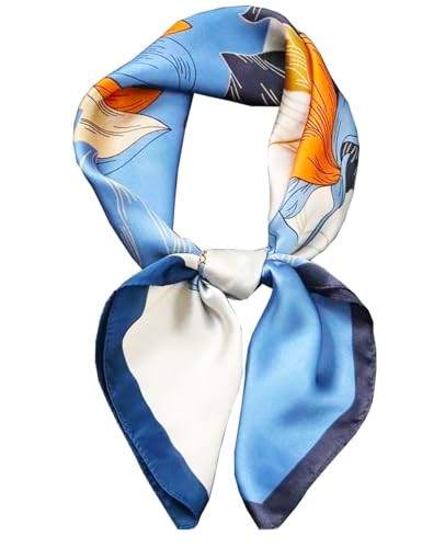 Dailyacc Hair Bandanas Scarf For Women Lightweight Fashion Neck Silk Satin Head Scarves For Sleeping Handbags Scarf-5 | Amazon (US)