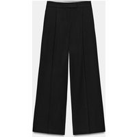 Zara - Pleated Wide Leg Pants - Black - S - Woman | Zara US