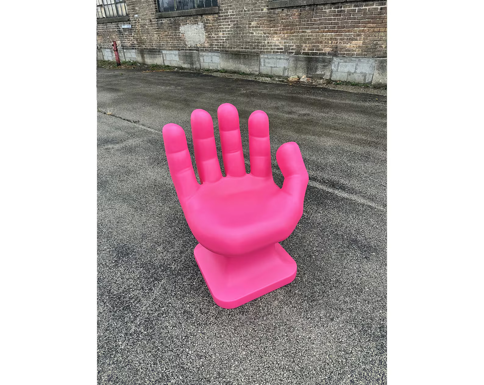 Neon Pink RIGHT Hand Shaped Chair 32" Tall Adult Size 70's Retro EAMES Icarly NEW - Etsy | Etsy (US)