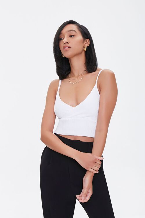 Surplice Cropped Cami | Forever 21 (US)