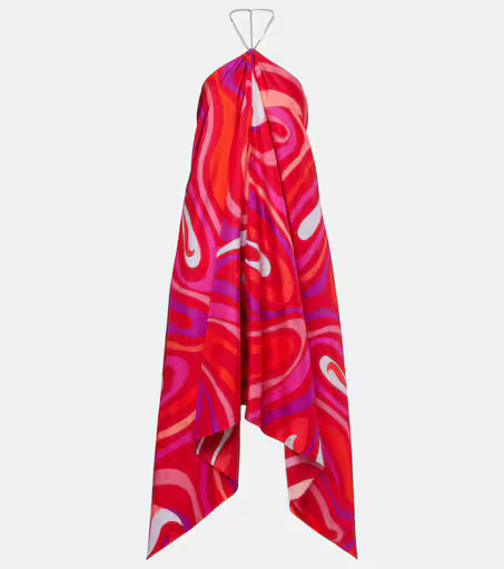 Marmo embellished halterneck silk minidress | Mytheresa (US/CA)