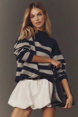 The Carys Mock-Neck Sweater by Maeve | Anthropologie (US)
