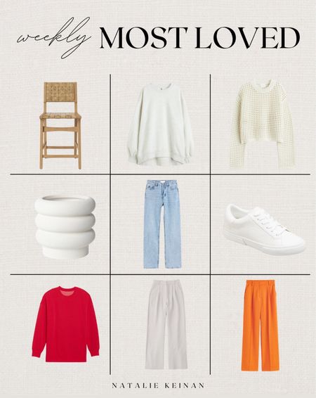 Weekly most loved! Walmart bubble planter, dolce vita sneaker shoes, 90’s jeans, target barstools, Crewneck, vacation outfits, wide leg pants


#LTKhome #LTKstyletip #LTKFind