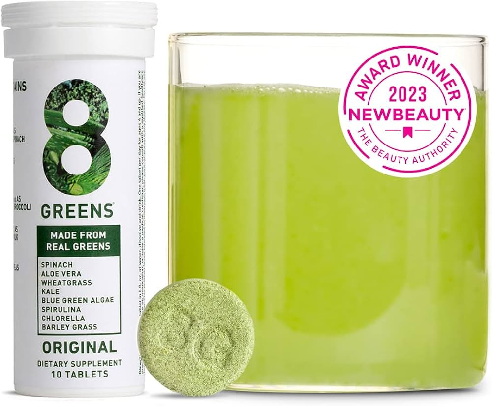 8Greens - Daily Superfood, Greens Powder, Super Greens, Vitamins, Vegan, Gluten Free, Non-GMO for... | Amazon (US)