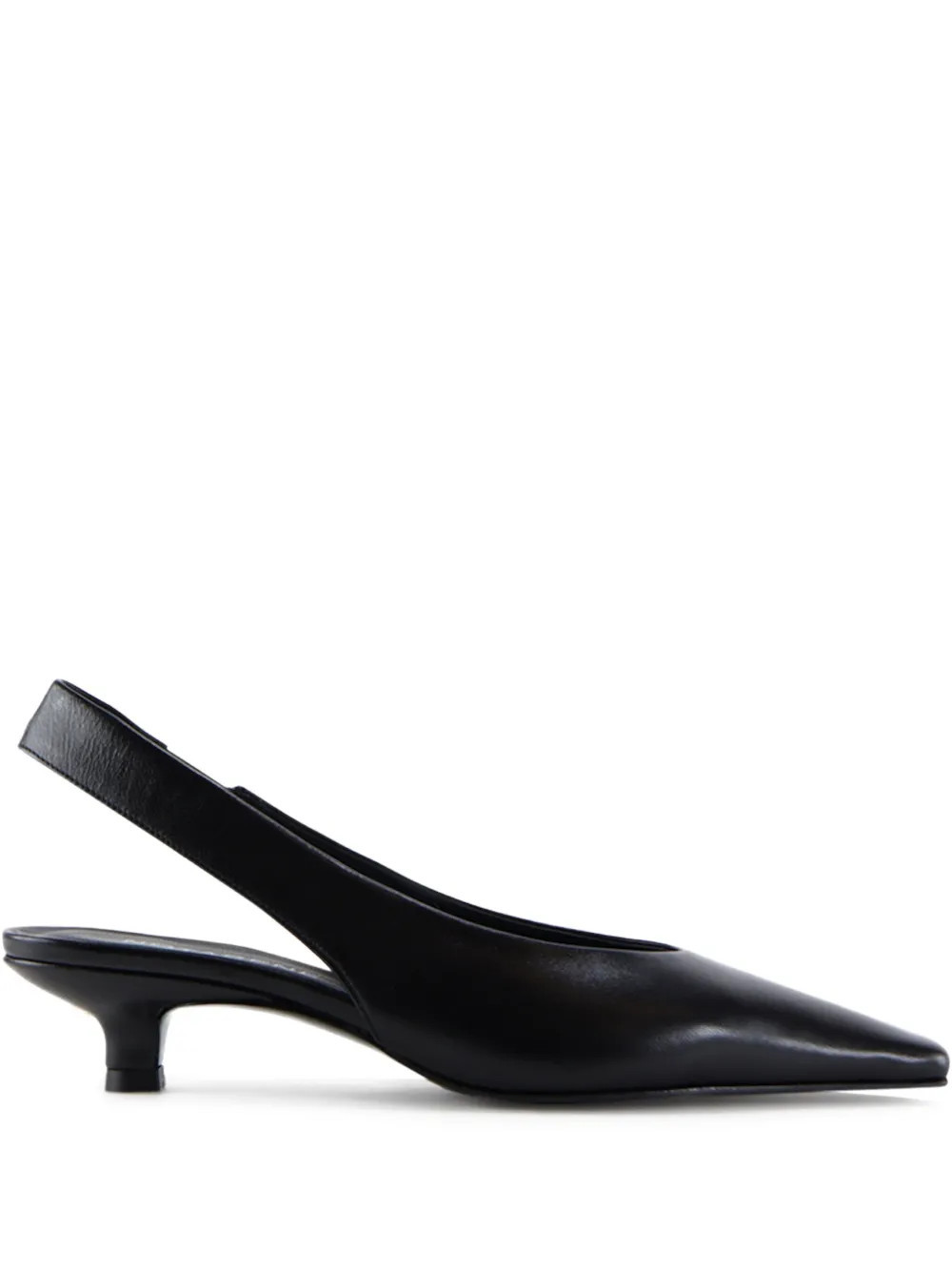 Notabene Eleonora slingback kitten pumps - Black | Farfetch Global