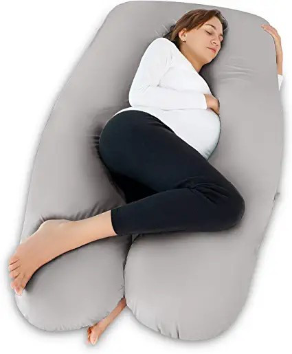 Amazon.com: Meiz Pregnancy Pillow, Cooling Silky Pregnancy Pillows for Sleeping, Maternity Body P... | Amazon (US)
