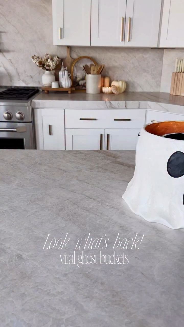These viral ghost buckets are so versatile - use as decor or a functional part of your home!

#LTKSeasonal #LTKHome #LTKmomlife