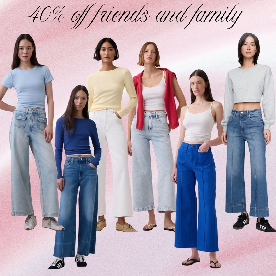 Friends and family sale at Gap! #jeans #whitejeans #gap #summer #mothersday