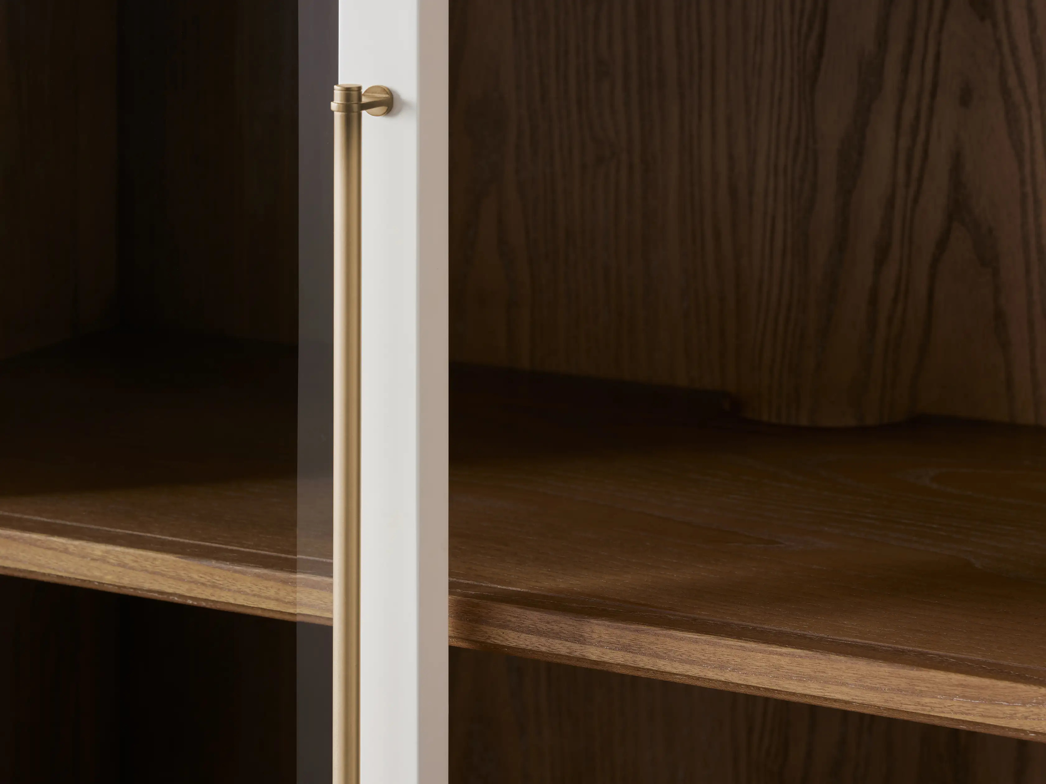 Rowan Modular Tall Clear Glass Cabinet | Arhaus