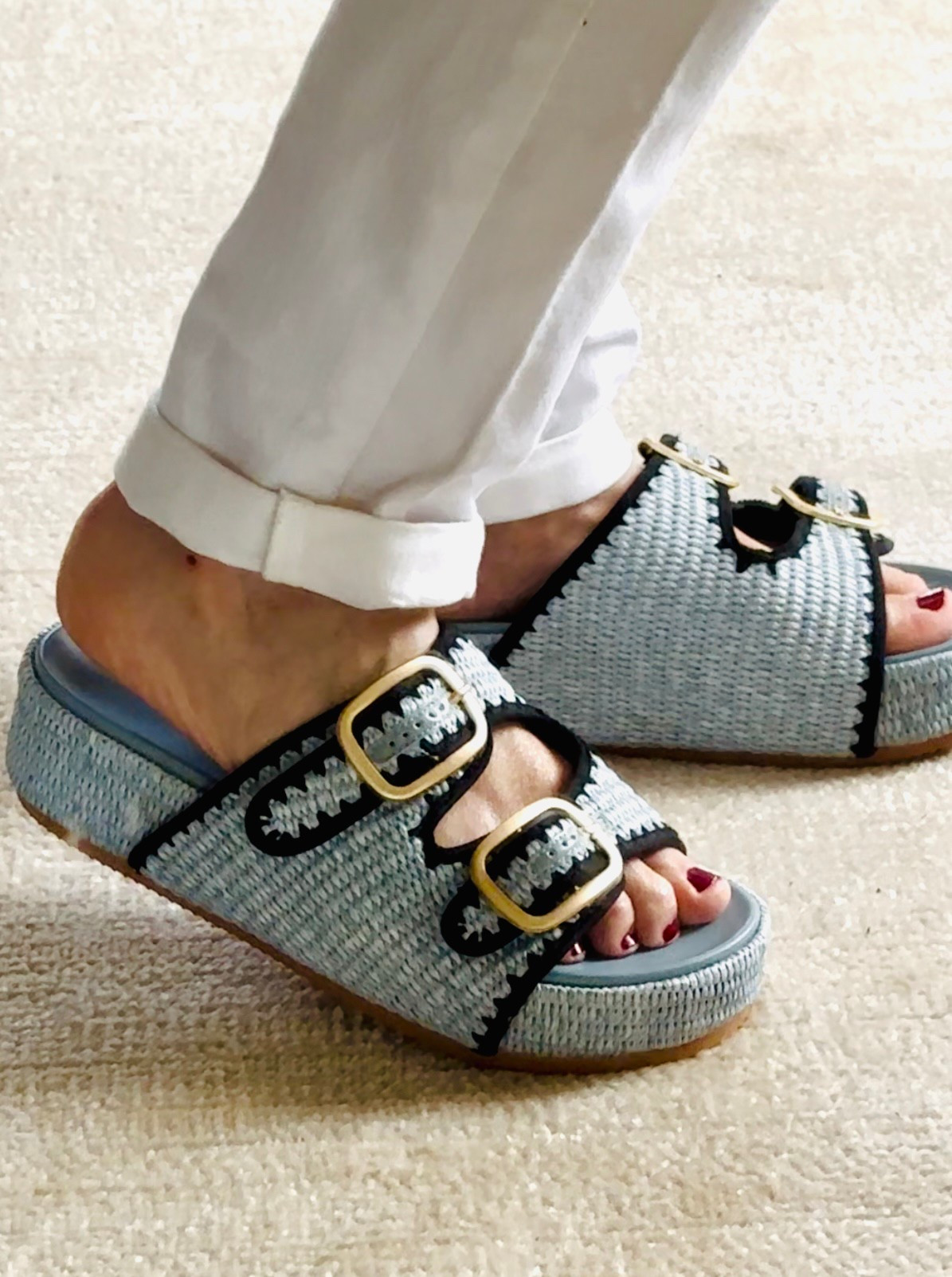 These sandals will be my go to sandals for the summer. They're so comfortable, so cute and they go with everything!

#LTKShoeCrush #LTKActive