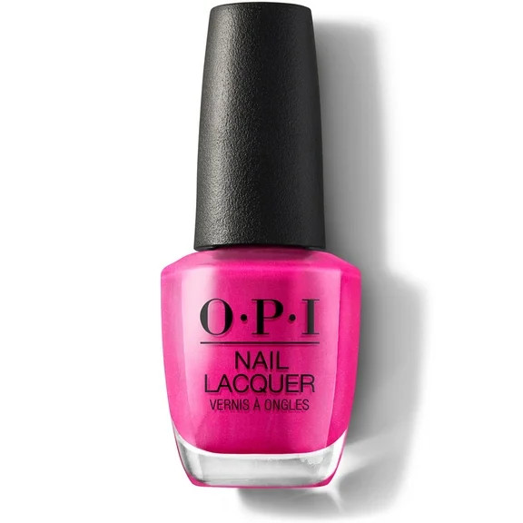 OPI Nail Lacquer, La Paz-Itively Hot, Shimmery Hot Pink Nail Polish, 0.5 fl oz | Walmart (US)