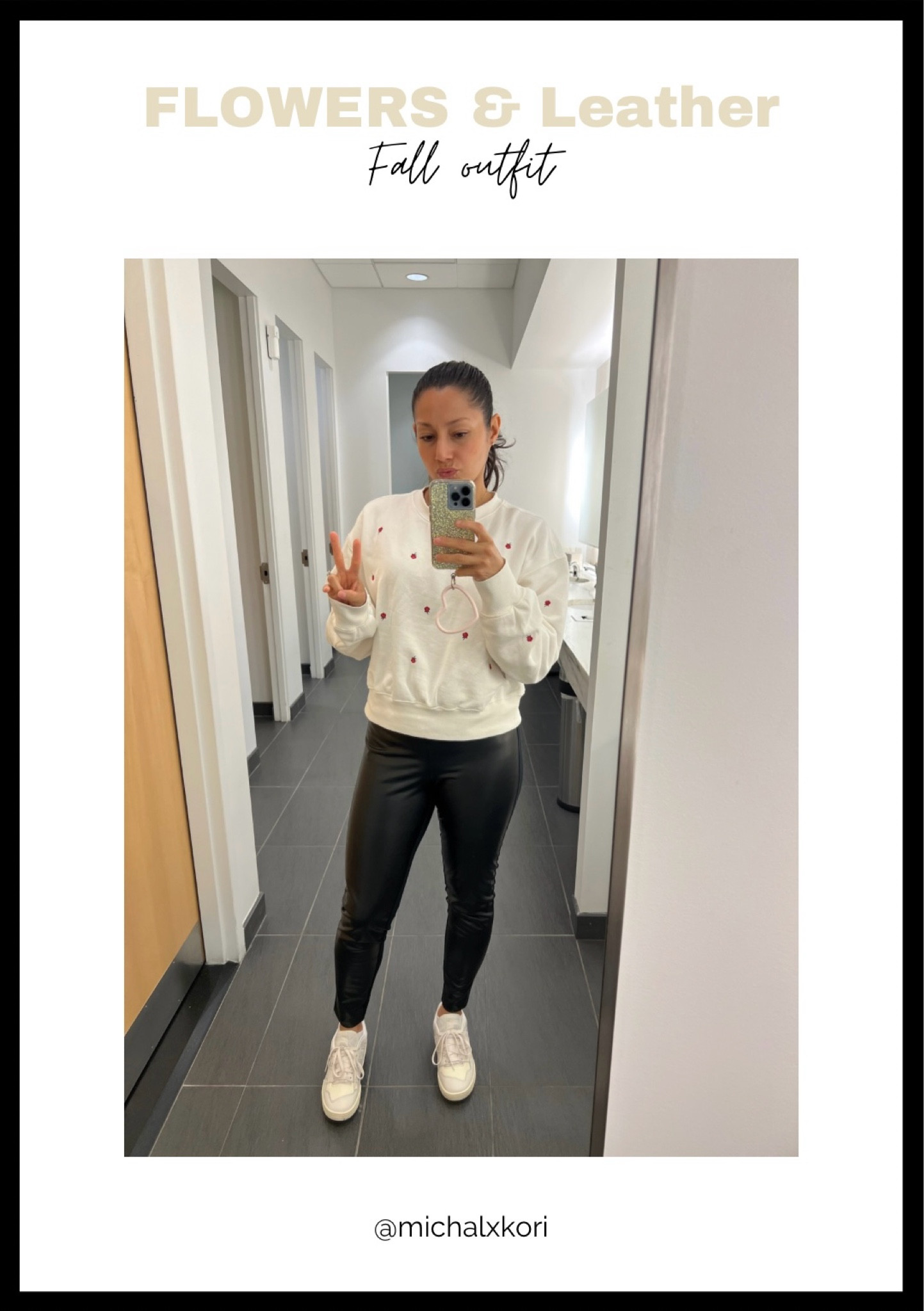 Flowers and leather fall outfit.🌹

#LTKStyleTip #LTKSeasonal #LTKFindsUnder50