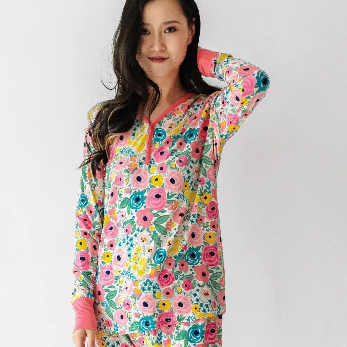 Secret Garden Women's Pajama Top | Little Sleepies