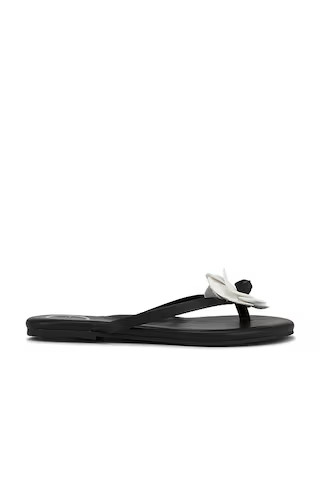 Solei Sea Valentina Sandal in Black & White from Revolve.com | Revolve Clothing (Global)
