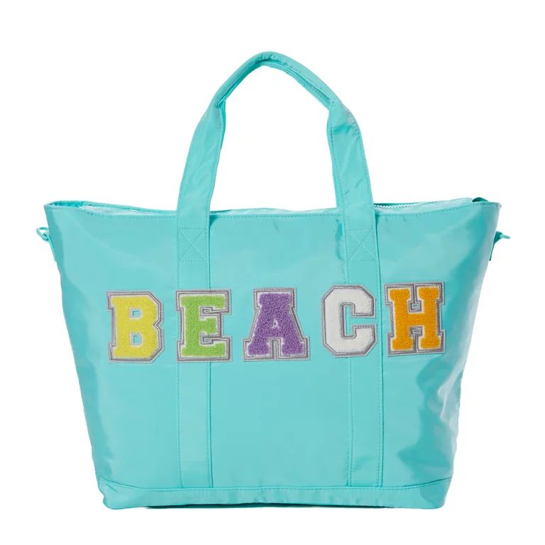 Twig and Arrow Tote Bags for Women Travel Size Nylon Beach Duffle Bag Mint 20 inch - Walmart.com | Walmart (US)