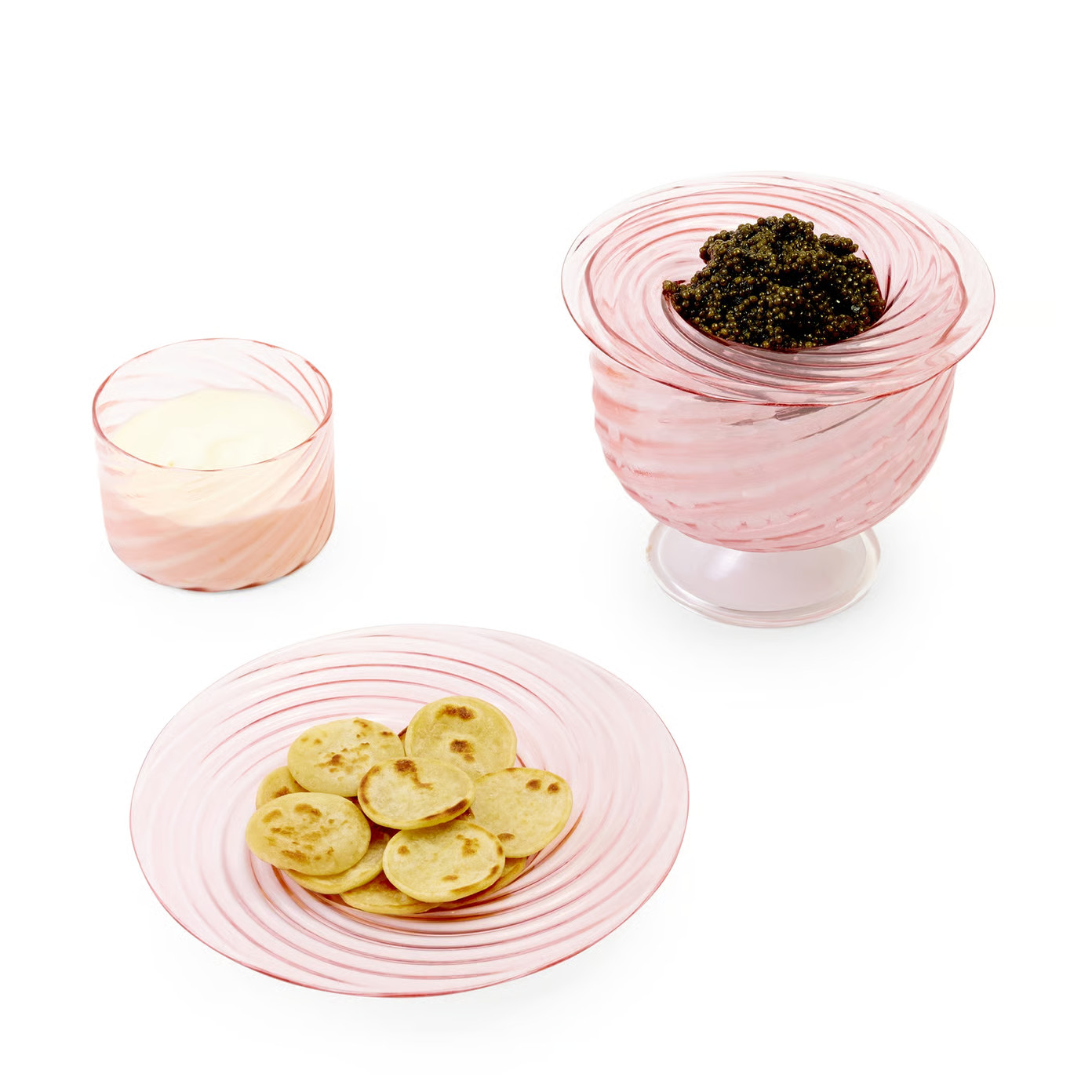 Twist Caviar Service Glassware | goop