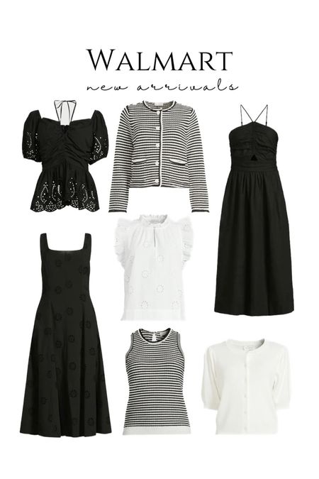 Classic black and white summer staples from @walmartfashion 🤍 #walmartpartner Sharing some of my favorite pieces that I have and love! The eyelet dress and tops are even more beautiful in person 😍 #walmartfashion Walmart finds Walmart new arrivals summer dresses black dress midi dress summer cardigan lady jacket 

#LTKFindsUnder50 #LTKStyleTip #LTKSaleAlert