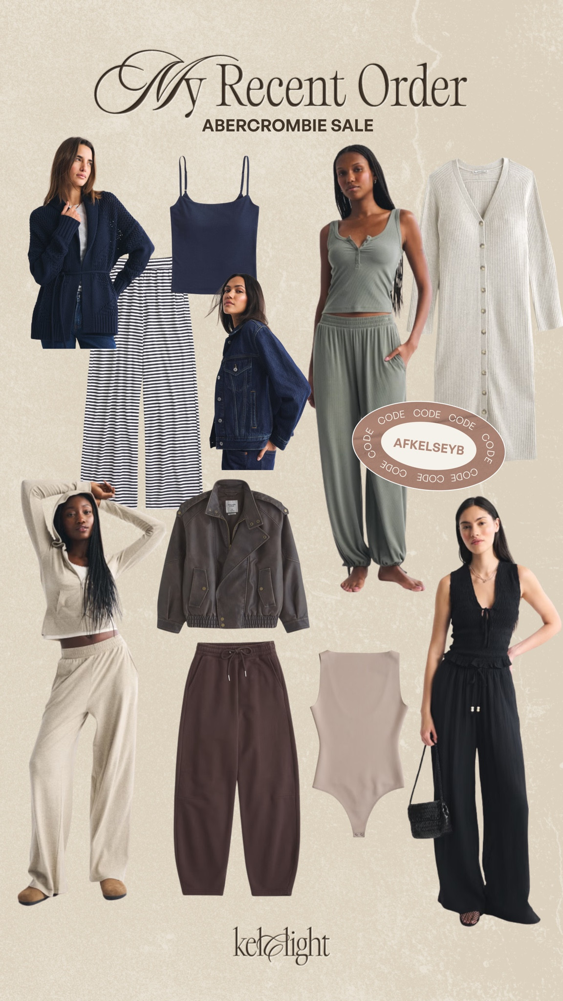 My recent Abercrombie order! Code AFKELSEYB gets you 20% off orders $125+ 

#LTKSaleAlert