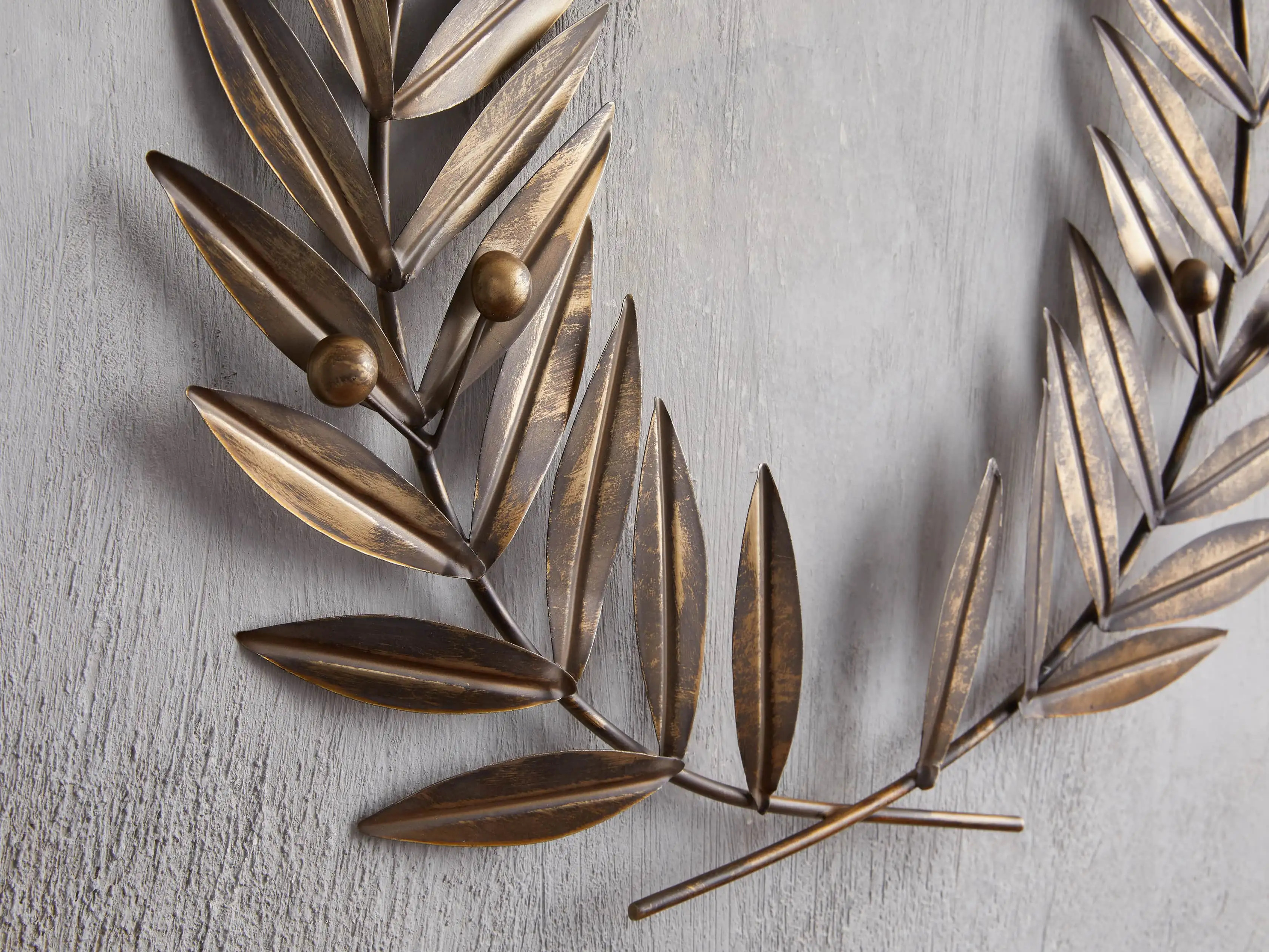 Laurel Metal Wreath | Arhaus