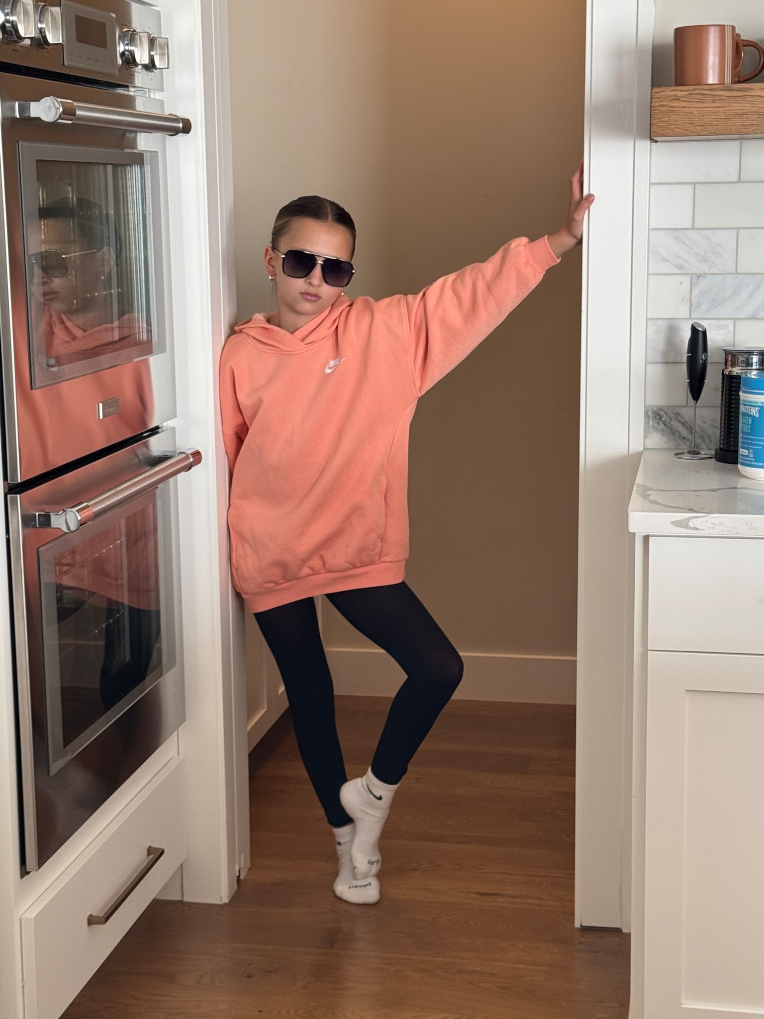 Collins and her cute outfits! Here is another from Scheels. She also has the cute sweat pant style shorts that match the hoodie to make it a set  

#LTKActive #LTKStyleTip #LTKKids