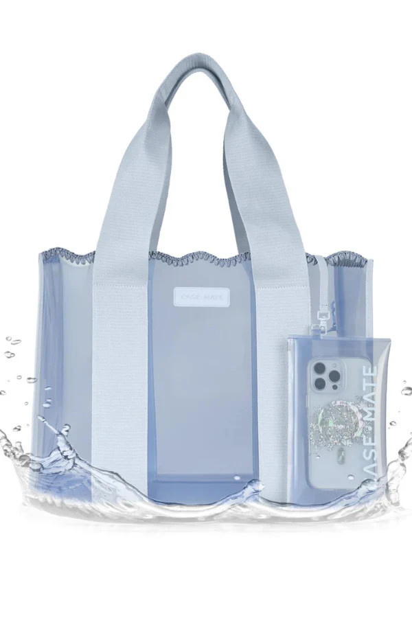 Case-Mate Carolina Blue Crochet Wave Jelly Tote Bag | The Willow Tree
