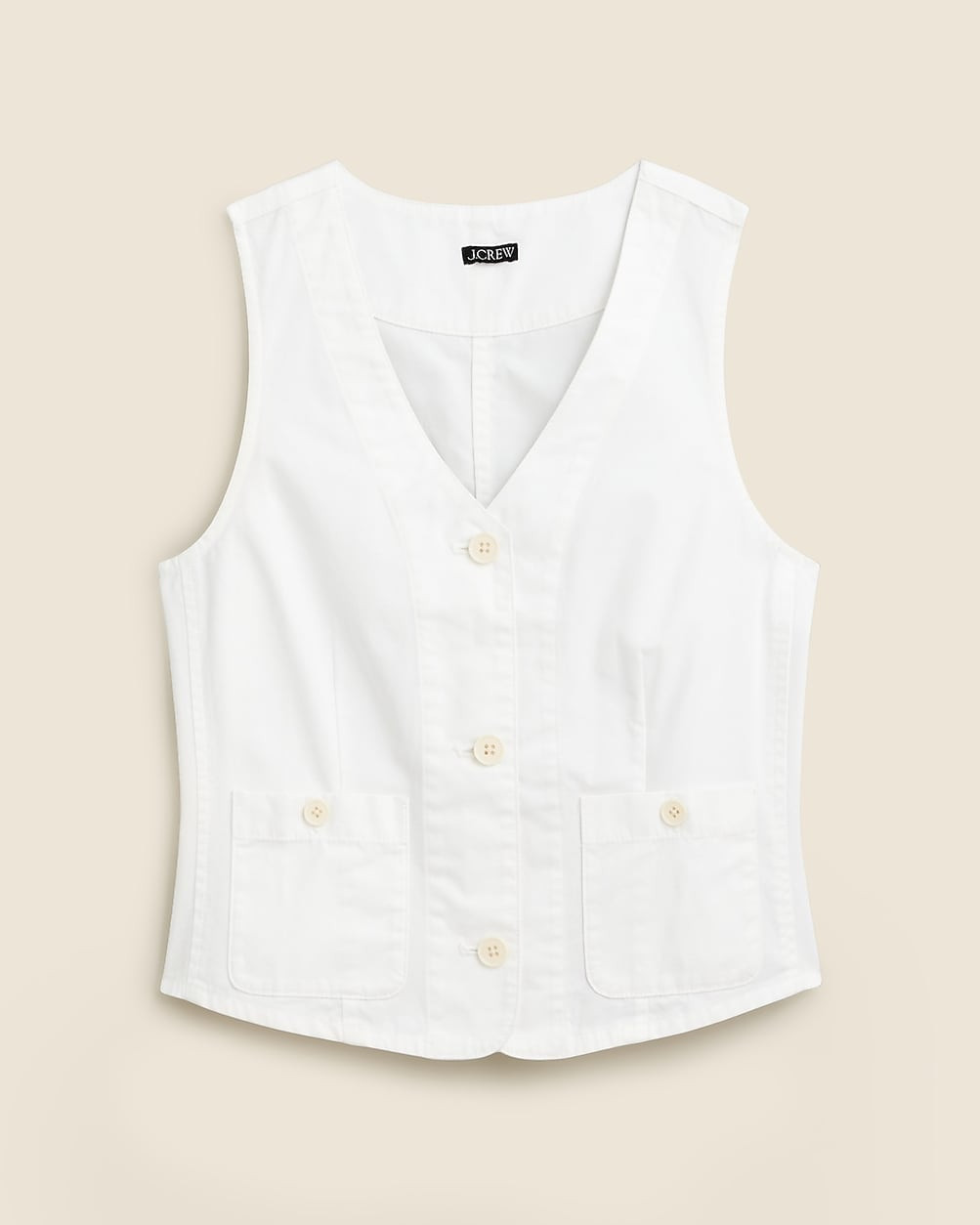 Patch-pocket chino vest | J. Crew US