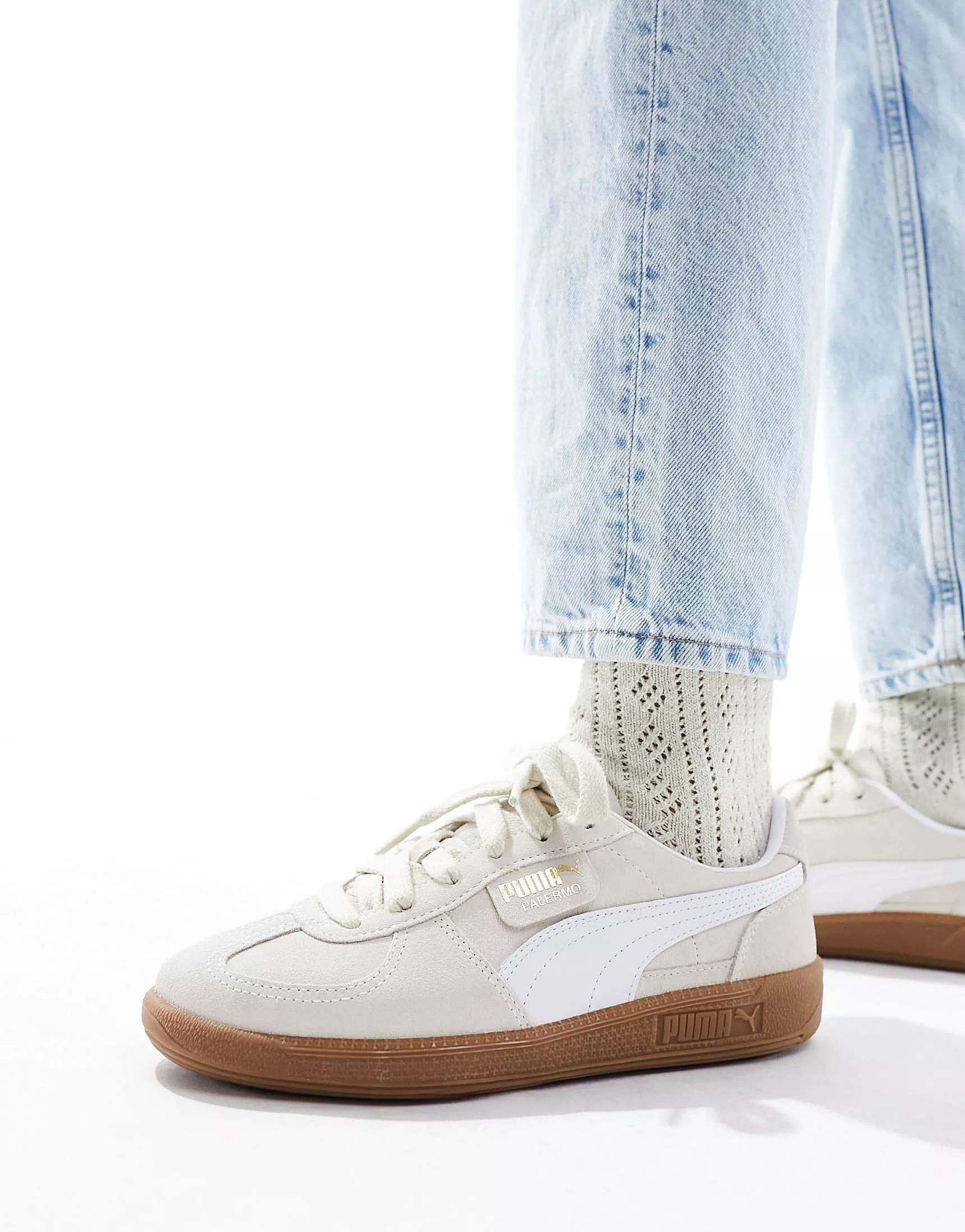 Puma Palermo trainers in off white | ASOS (Global)